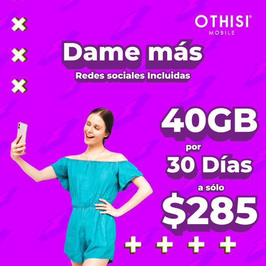 Dame Más 40GB 30D