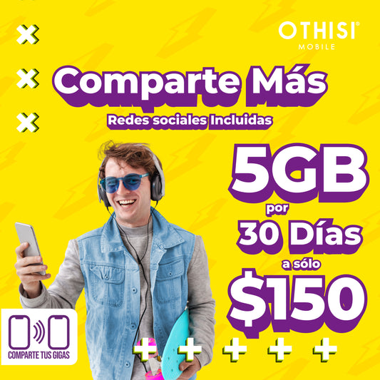 Comparte Más 5GB 30D