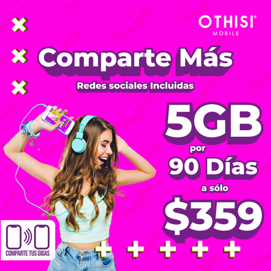 Comparte Más 5GB 3M